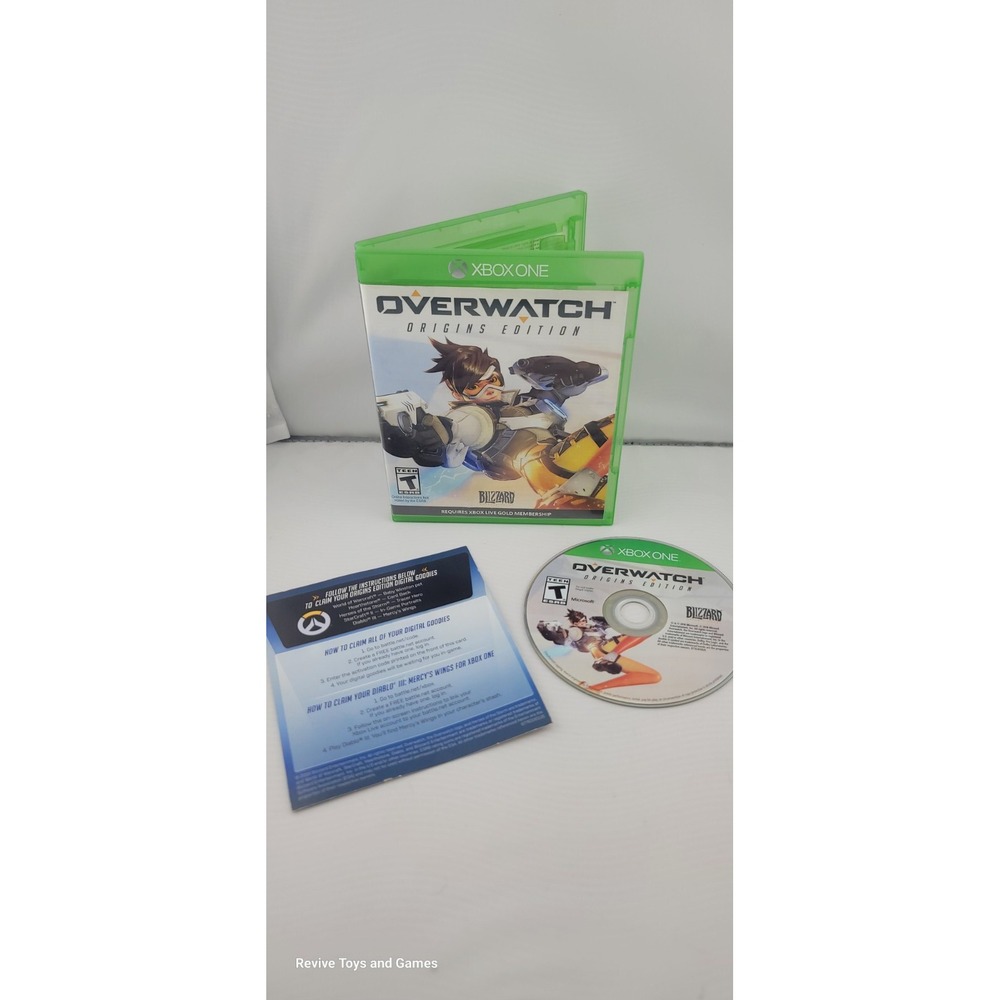 Overwatch Origins Edition (Microsoft Xbox One 2016) Game and Case Tested Working